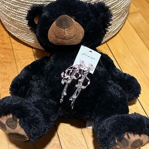 NWT free people pink flowy beaded earrings